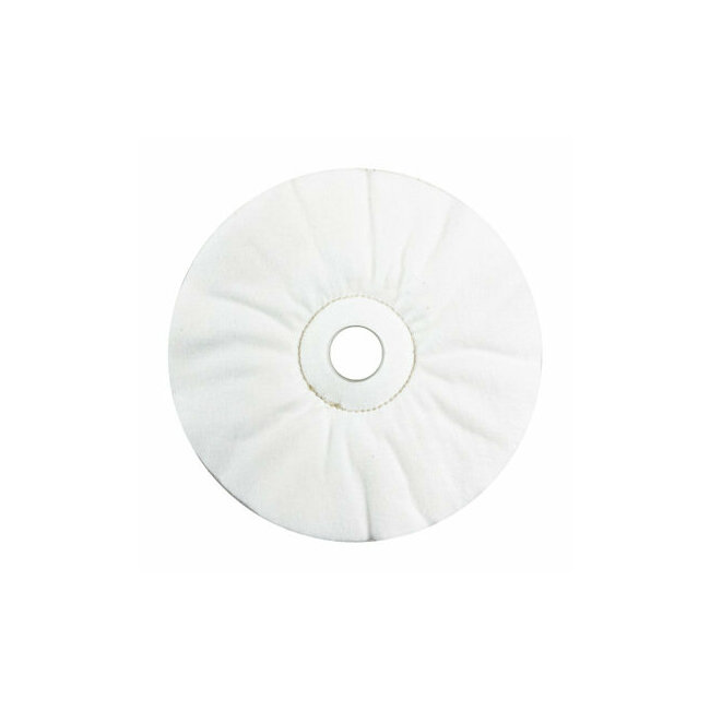 Disque roue de polissage en coton, 2 coutures